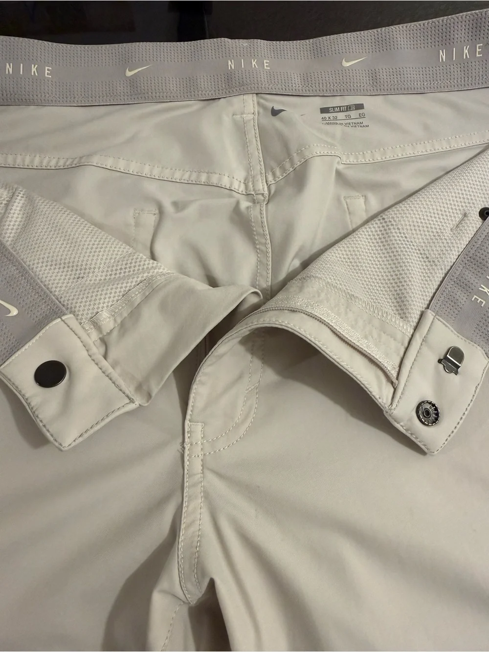 Nike Men's Chino-Style Pants in Light Beige